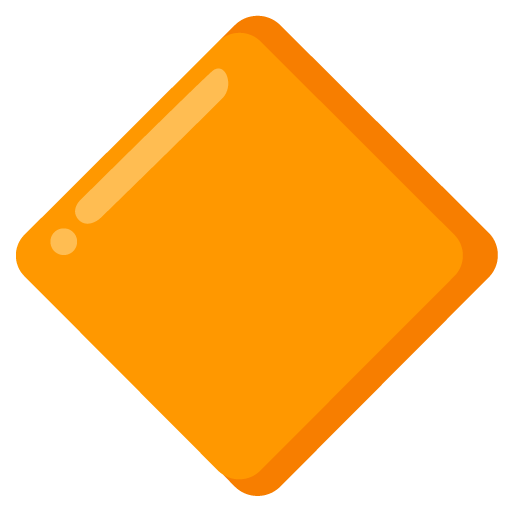 Large orange diamond