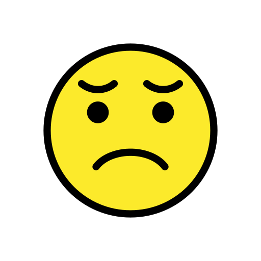 Disappointed face