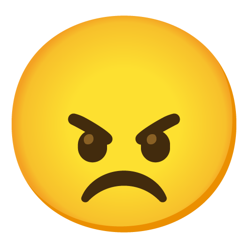 Angry face