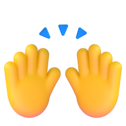 Raising hands