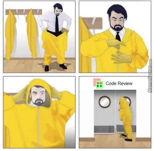 When you have to review frontend changes made by backend guys