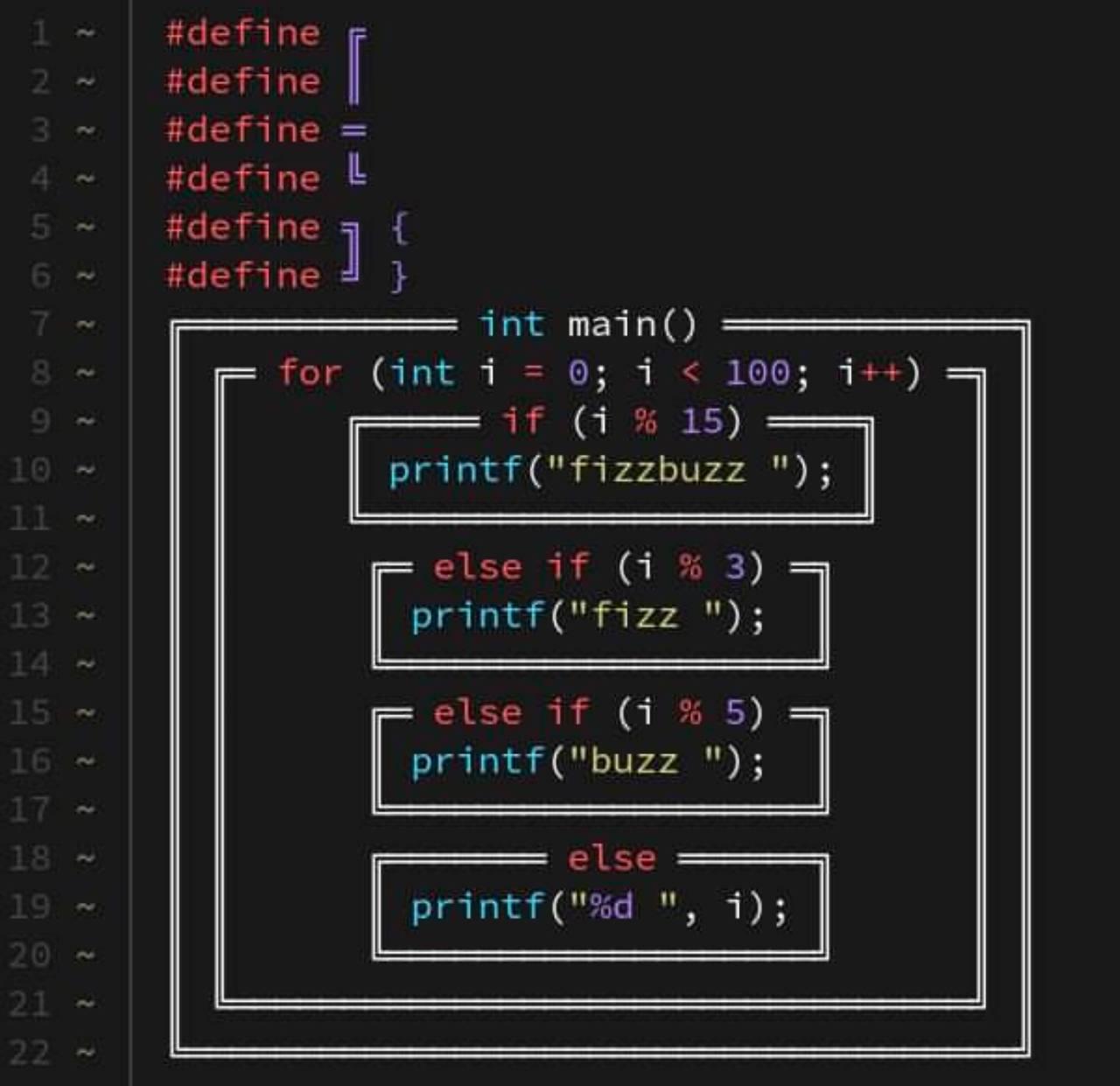The Artistic FizzBuzz Massacre