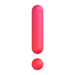 Red exclamation mark