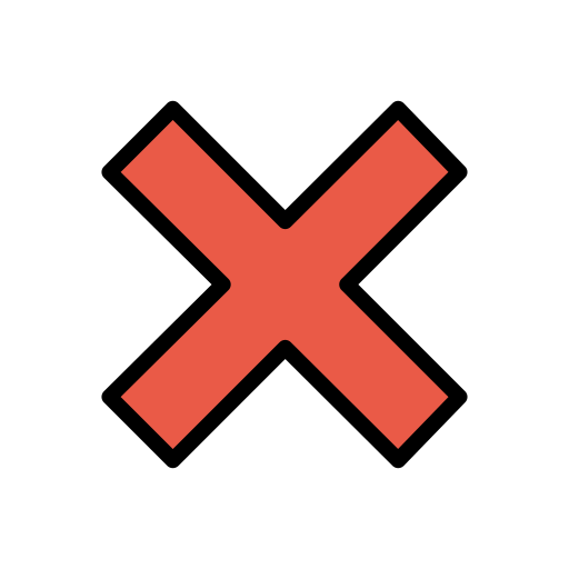 Cross mark