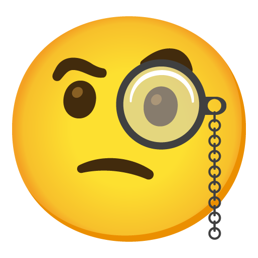 Face with monocle