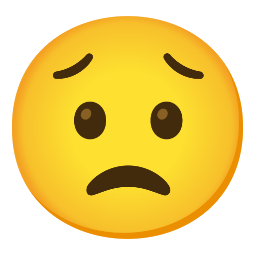 Worried face