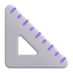 Triangular ruler