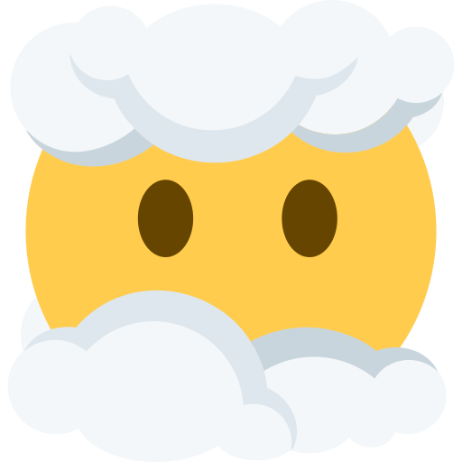 Face in clouds