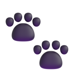 Paw prints