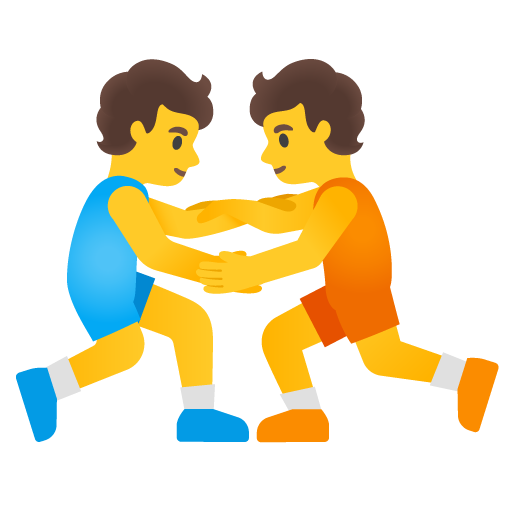 People wrestling