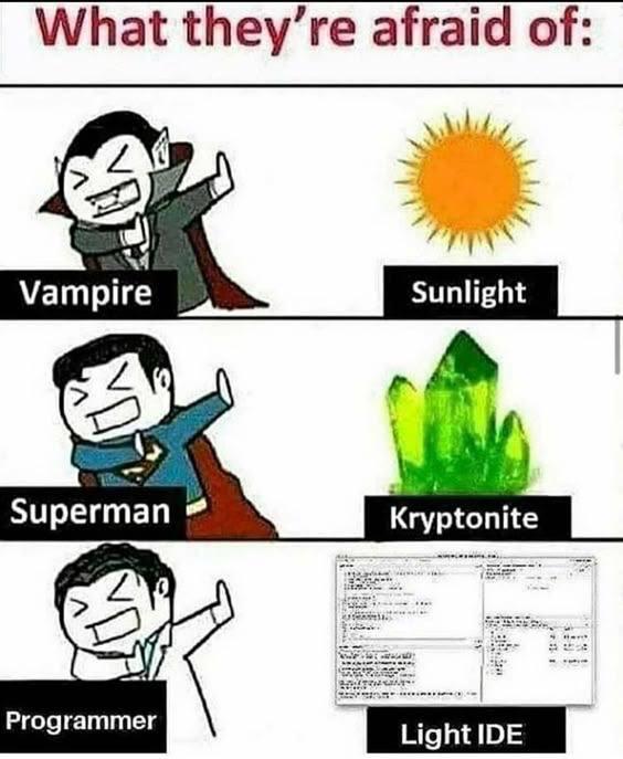 Only Dark IDE: The Developer's Kryptonite