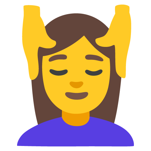 Woman getting massage