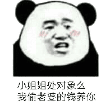 小姐姐处对象么?我偷老婆的钱养你