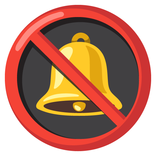 Bell with slash