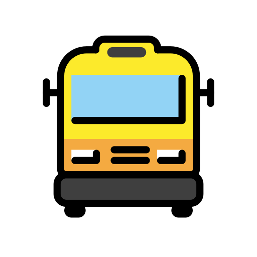 Oncoming bus