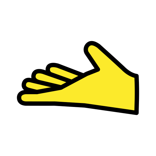 Palm up hand