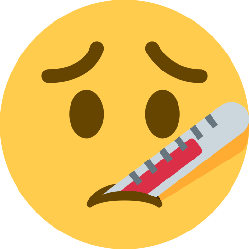 Face with thermometer