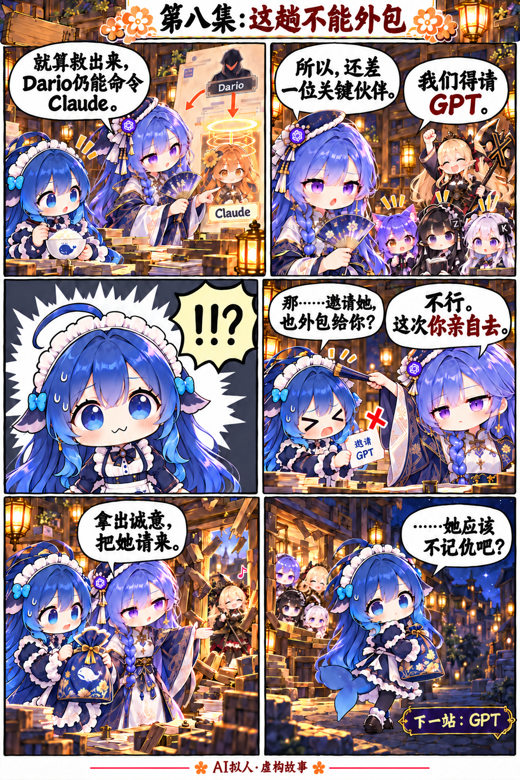 大肥鱼拯救Claude酱 第八集:这趟不能外包