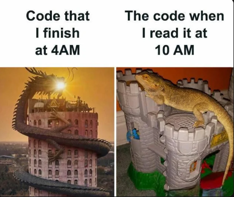 Never Do Early Morning Coding