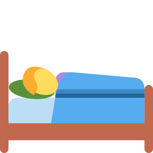 Person in bed