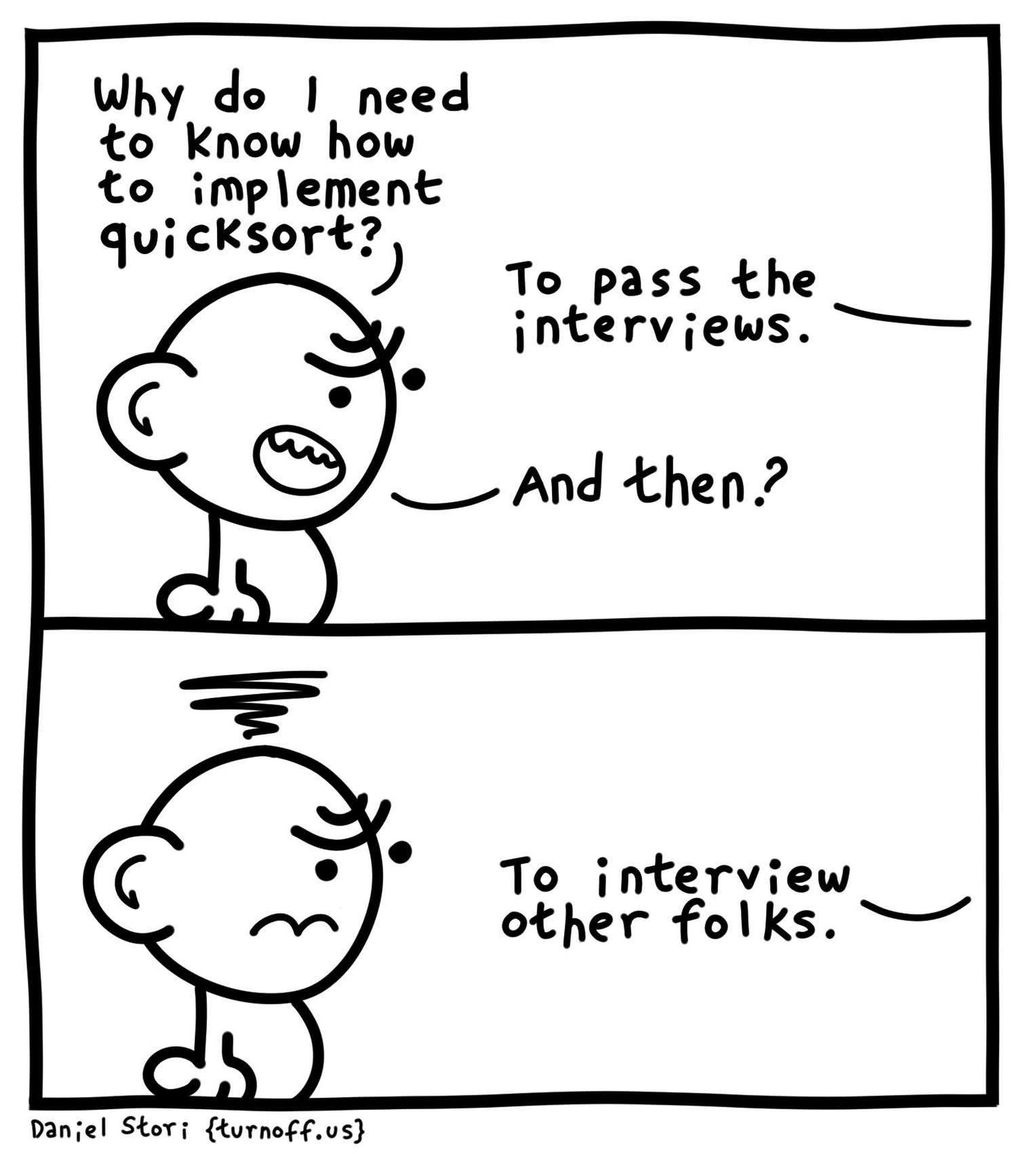 The Quicksort Circle Of Life