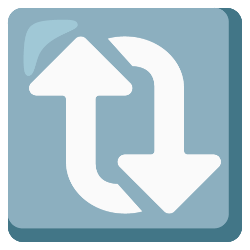 Clockwise vertical arrows