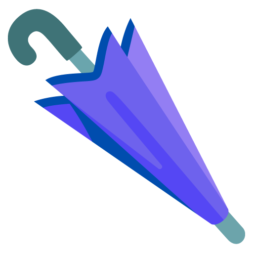 Closed umbrella