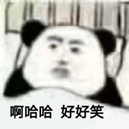 仰卧熊猫头:啊哈哈哈 好好笑
