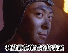 我就静静的看着你装逼