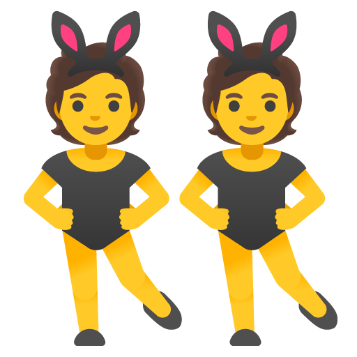 People with bunny ears