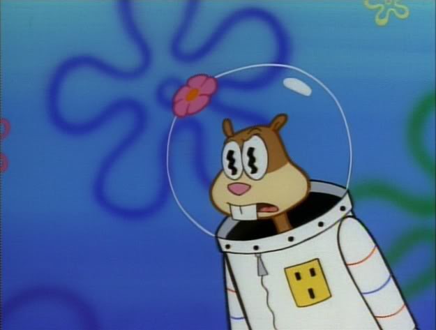 Sandy Cheeks Peeved