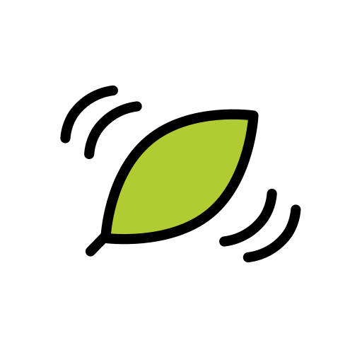 Leaf fluttering in wind