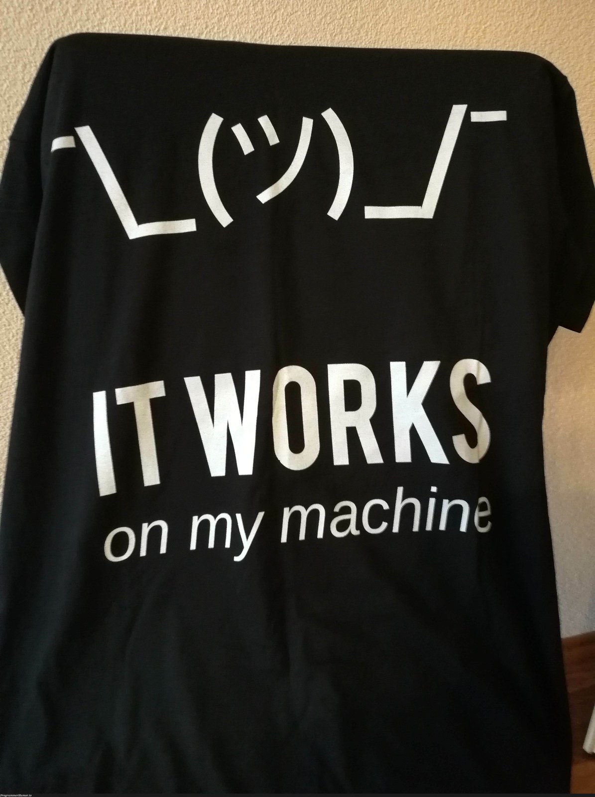 I got a t-shirt for my birthday
