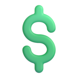 Heavy dollar sign