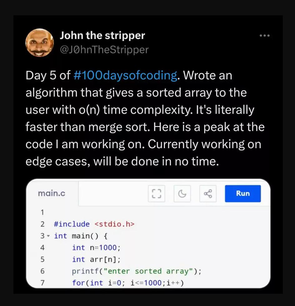 World's Most Efficient Sorting Algorithm