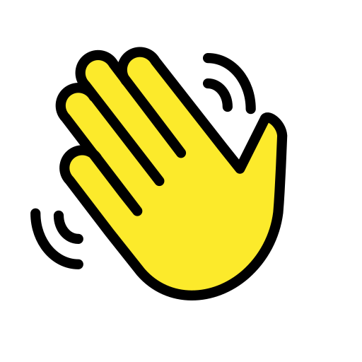 Waving hand