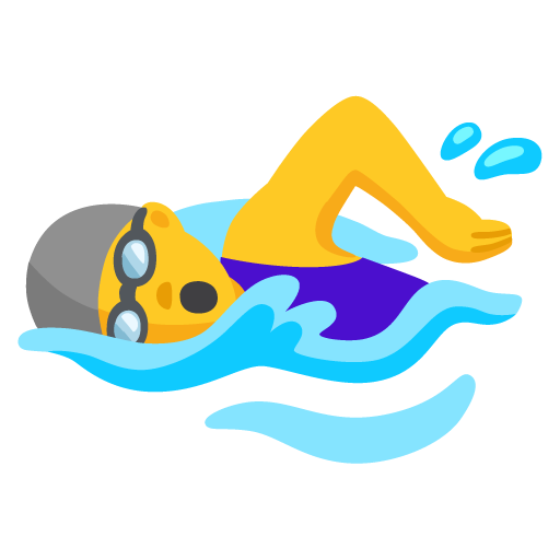 Woman swimming