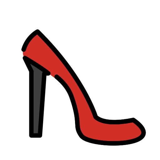 High-heeled shoe