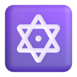 Dotted six-pointed star