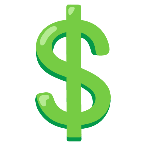 Heavy dollar sign