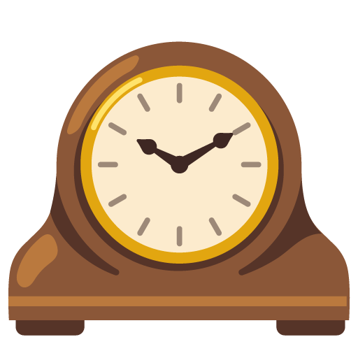 Mantelpiece clock