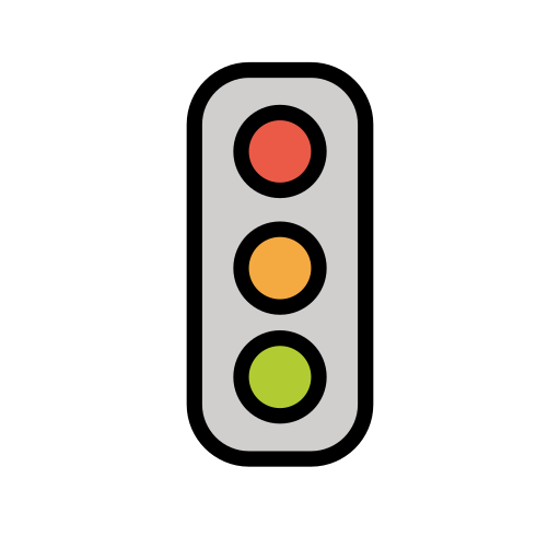Vertical traffic light