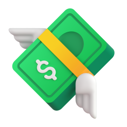 Money with wings