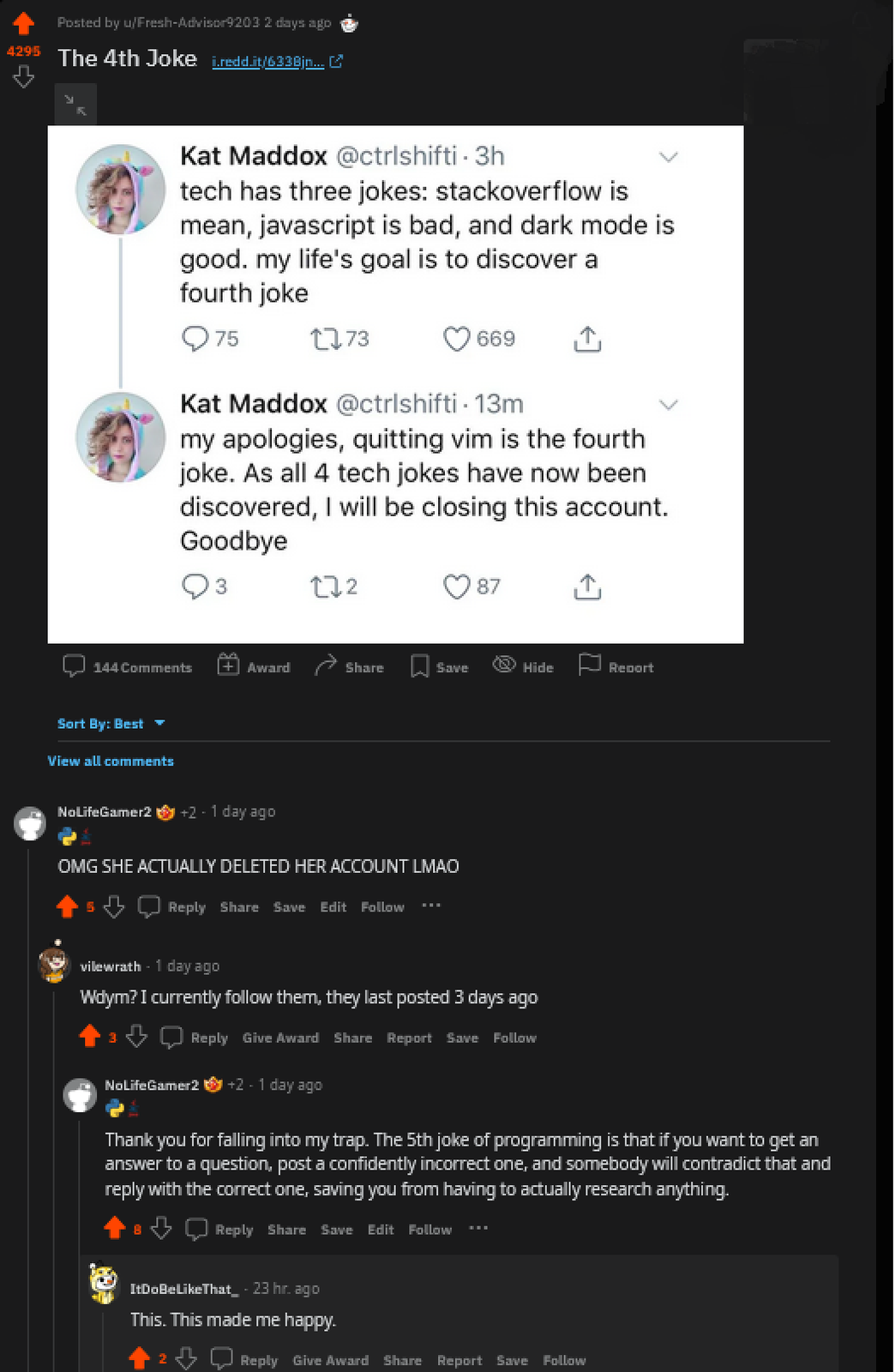 The 5th joke...