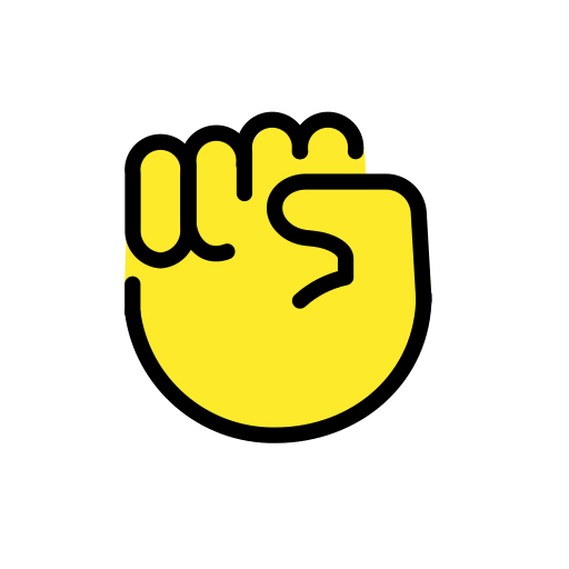 Raised fist