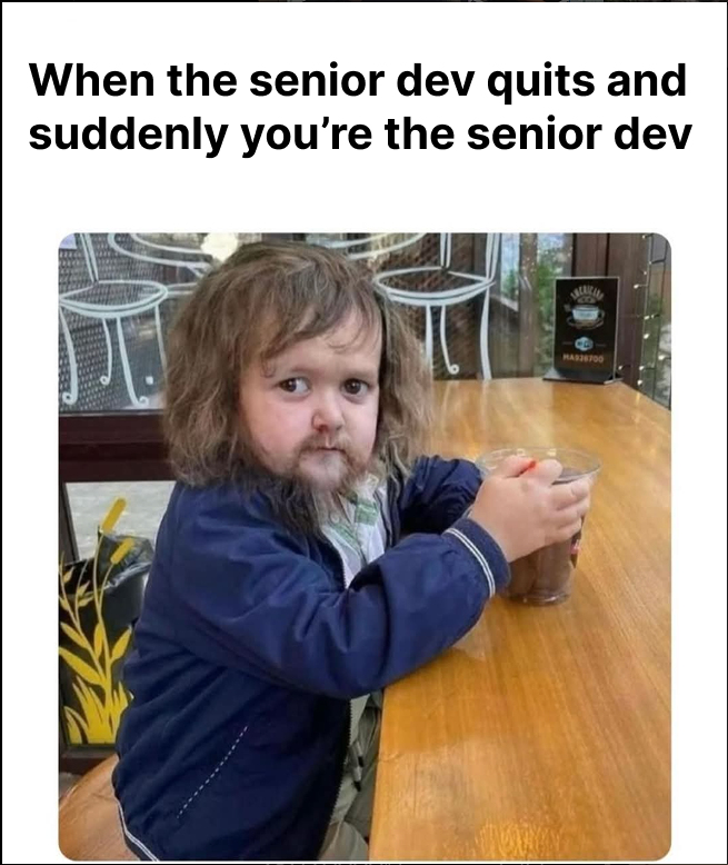 Well Well Well, Look Who's The Senior Dev Now