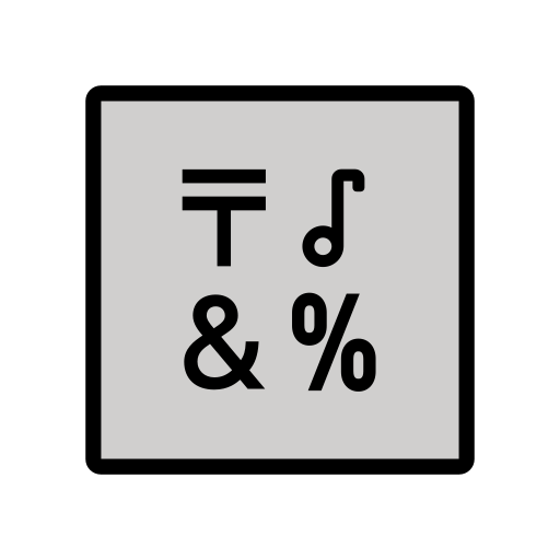 Input symbols