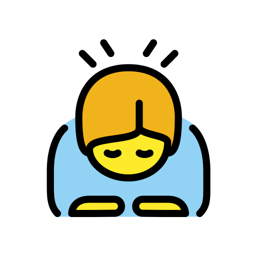 Person bowing