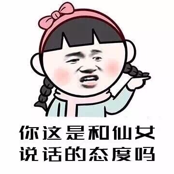 你这是和我说话的态度吗。