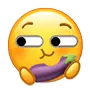 小黄脸吃东西表情包